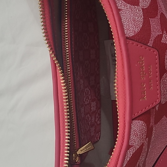 Kate Spade Pink Floral Convertible Shoulder Bag - Picture 6 of 9